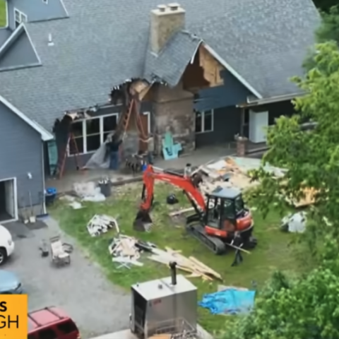 excavator house